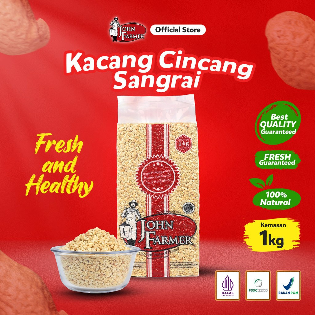 

JONH FARMER CHOPPED ROASTED PEANUT 1KG