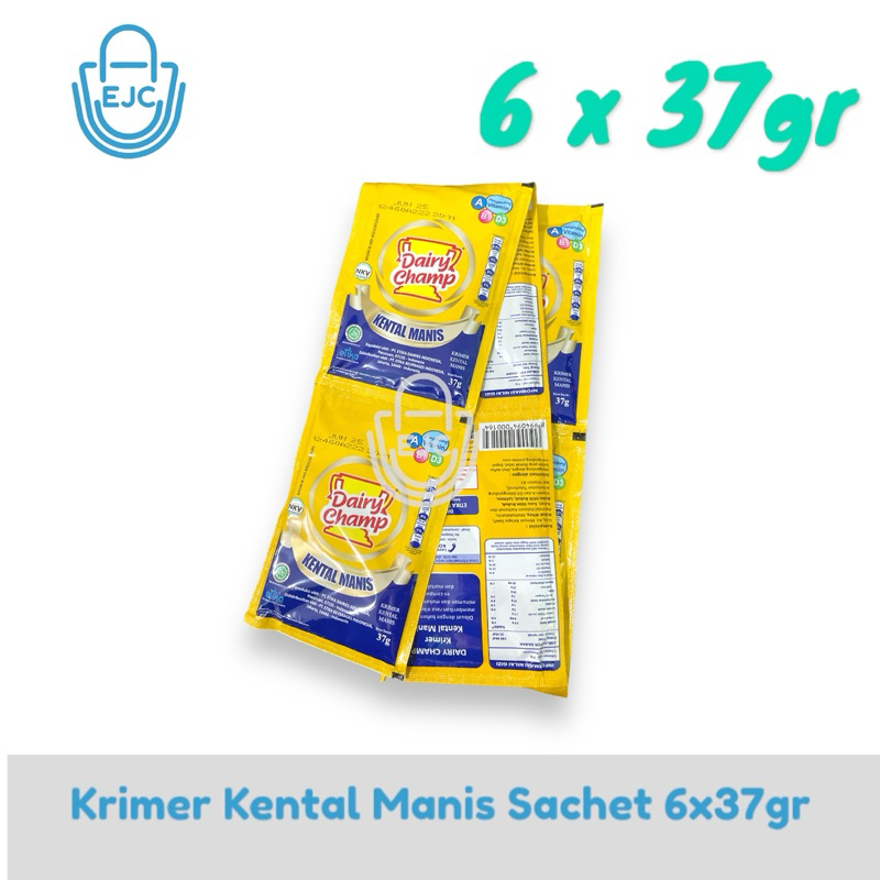 

Krimer Kental Manis Dairy Champ Sachet 6x37gr