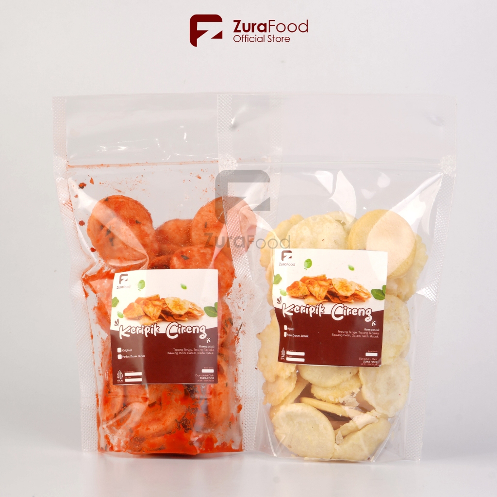 

Zura Food Keripik Cireng Pedas Daun Jeruk Gurih Snack Kemasan 100 250 500 Gram