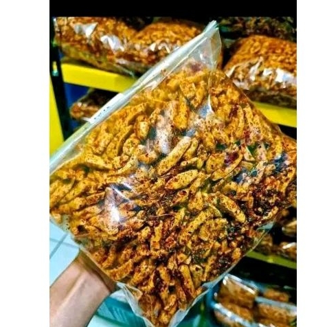 

basreng hotjeletot daun jeruk kemasan 1 kg