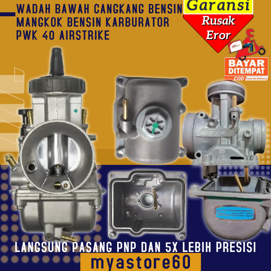 Mangkok Bawah Wadah Cangkang Bensin Karbu Karburator Pwk 40 Pwk40 Sudco Airstrike Anti Bocor Dan Rem