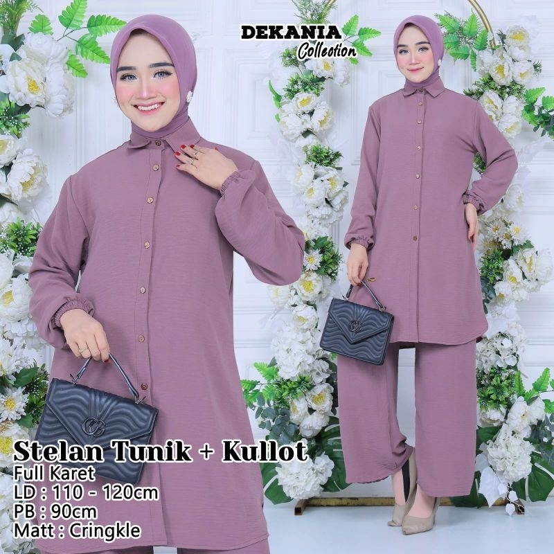 Brand Bandung One Set Wanita / One set wanita kekinian / Baju One Set Wanita Jumbo / Baju One Set Ju