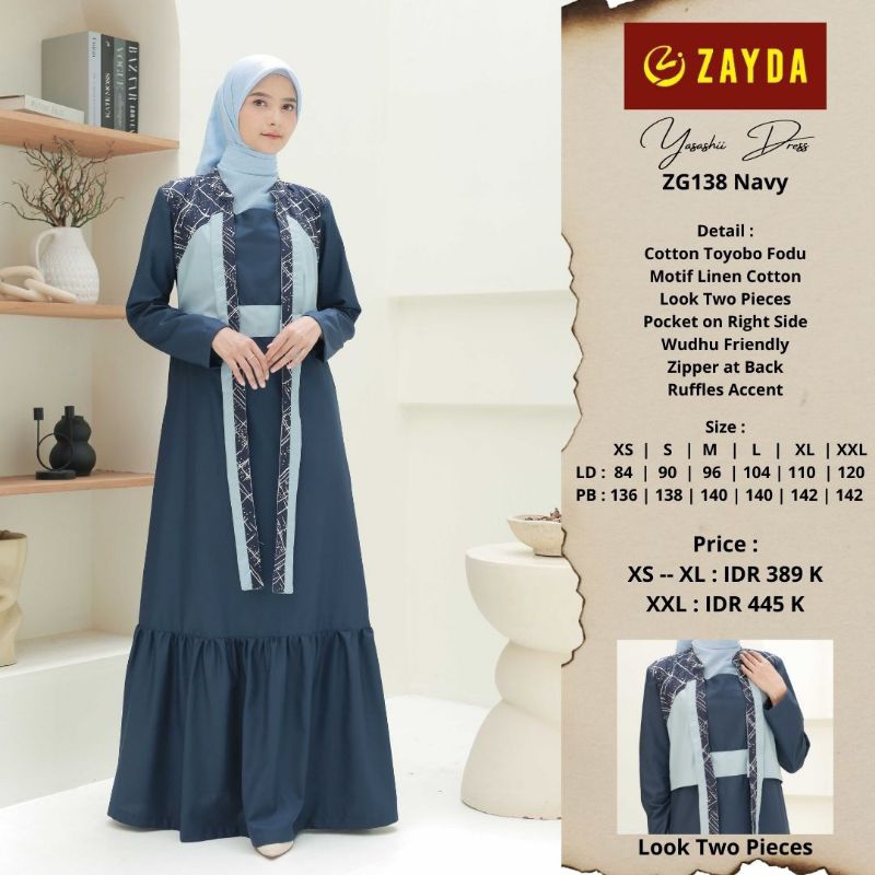 Gamis Wanita /ZAYDA YASASHI