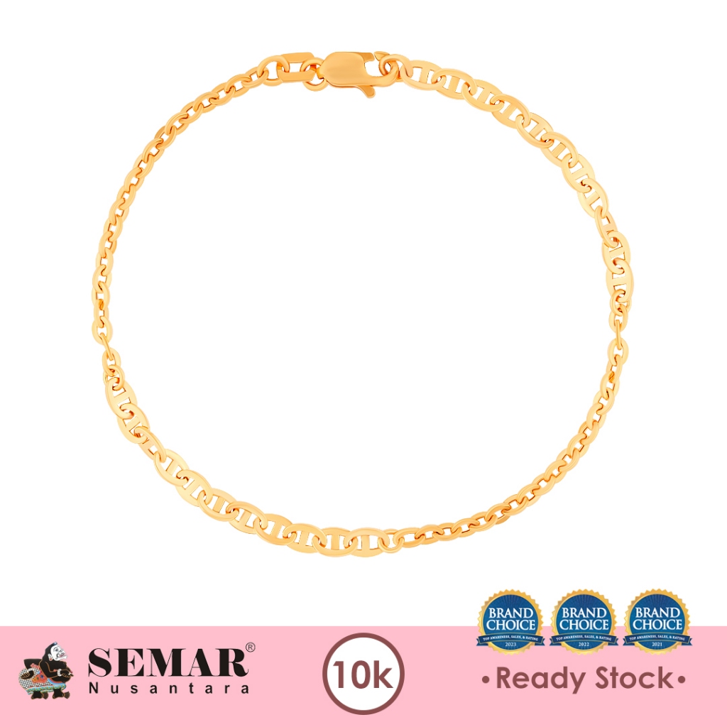 Gelang Emas Rantai Neora Chain Gold 10K Semar Nusantara