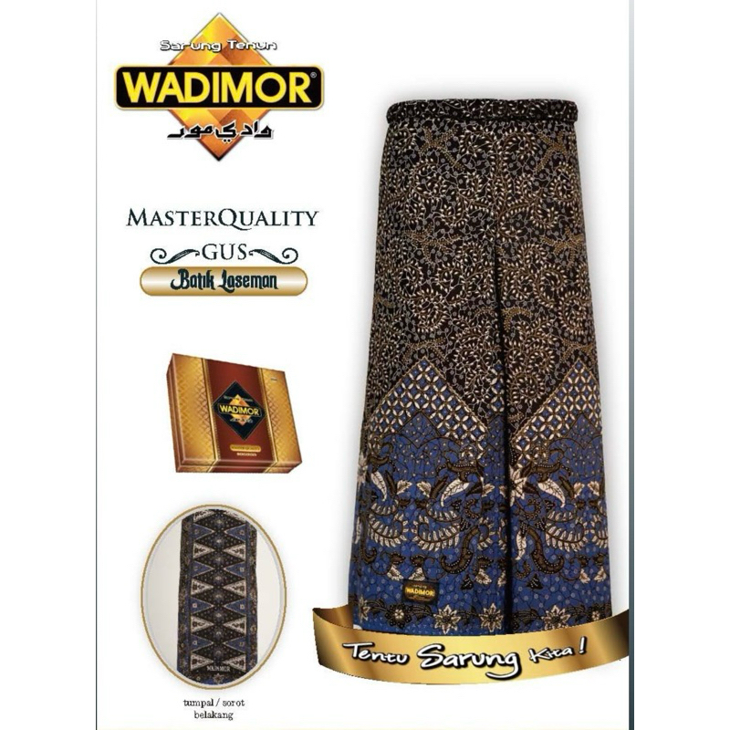 WADIMOR GUS BATIK LASEMAN| Sarung Wadimor Mercerized Master Quality Gus Batik Laseman Terbaru