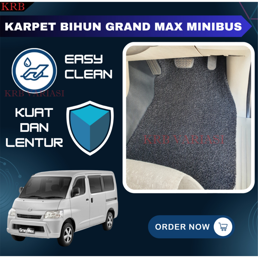 Karpet Mie Bihun Lantai Grand Max Mini bus Set Karpet Grand Max Minibus