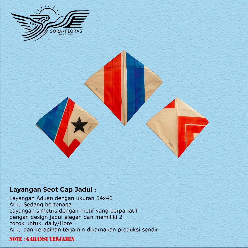 Layangan Seot Cap Jadul, Layangan aduan, layangan uk54 Bysorafloras