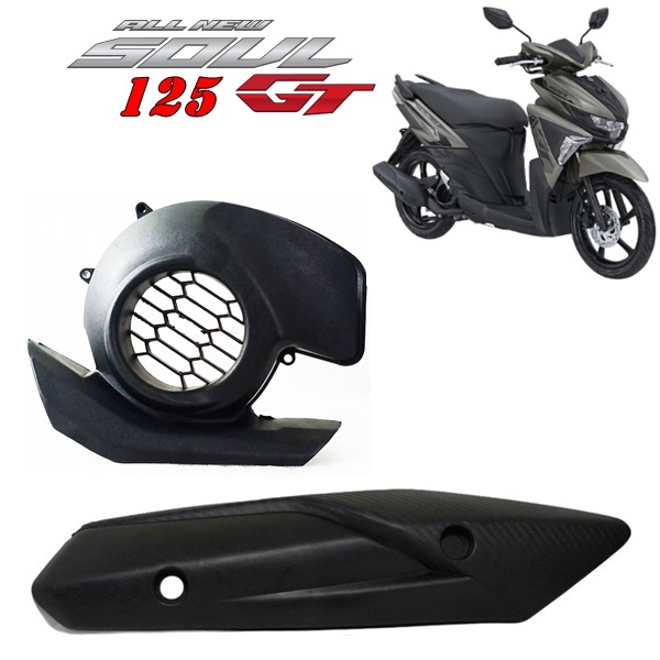 Tutup Kipas Fan Mio Mio soul gt 125 Pelindung Knalpot Mio Soul GT 125