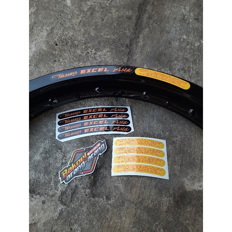 stiker takasago excel asia stiker velg takasago excel asia