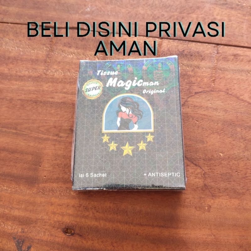 TISSUE MAGICMAN ORIGINAL / TISU MAGIC / TISU MAGIC HITAM / MAGIC POWER