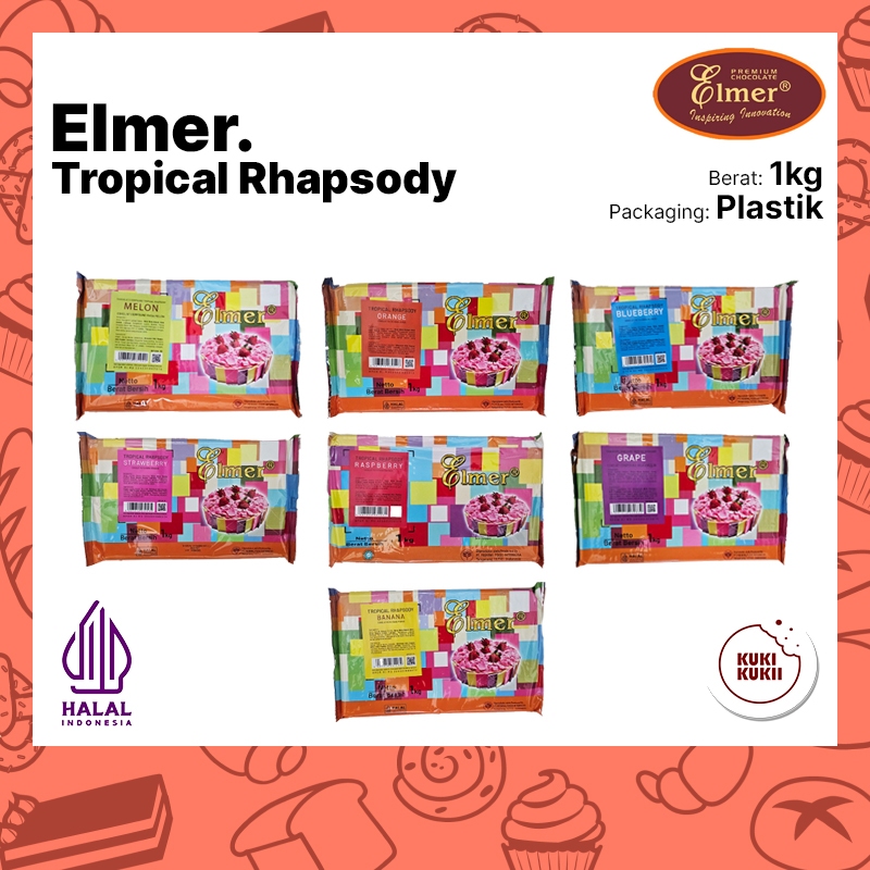 

Elmer Tropical Rhapsody 1kg | Coklat Batang Warna Rainbow ELMER 1 kg