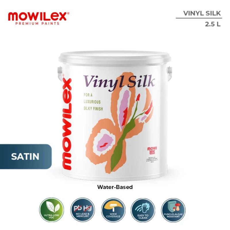 Cat Tembok Dalam Premium Mowilex Vinyl Silk 2.5 liter