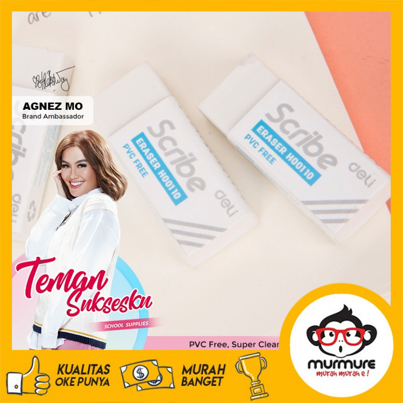 

MURMURE I DELI ERASER / PENGHAPUS PENSIL PUTIH BEBAS PVC BEBAS DEBU TIDAK BERACUN EH00110