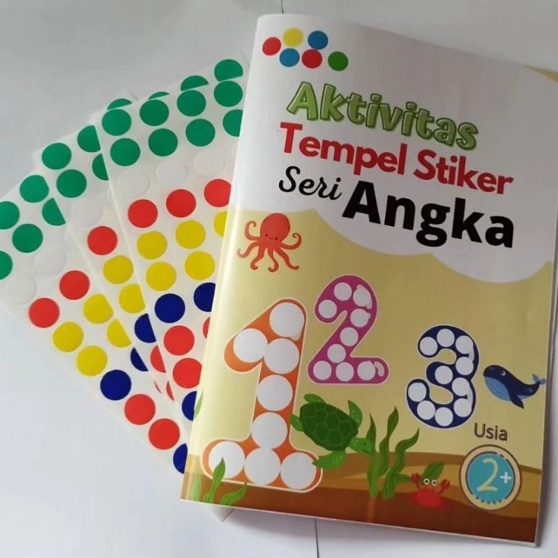 Buku Aktivitas Dot Activity Anak Balita Tempel Stiker