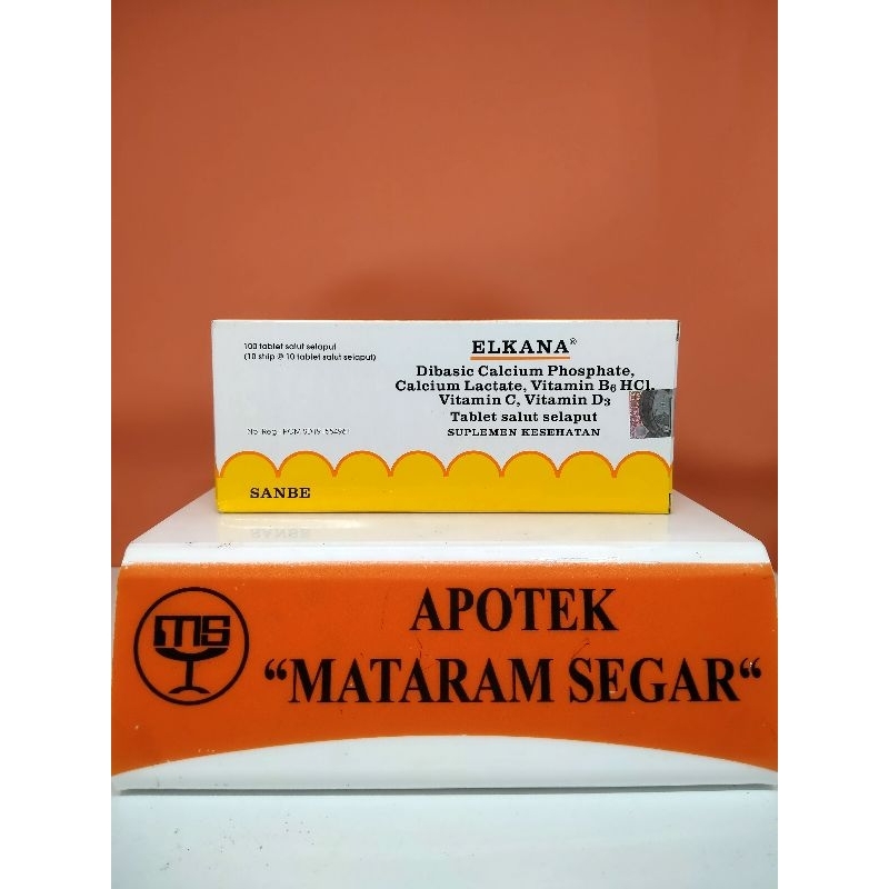 ELKANA TABLET BOX 100 TABLET VITAMIN DAN KALSIUM