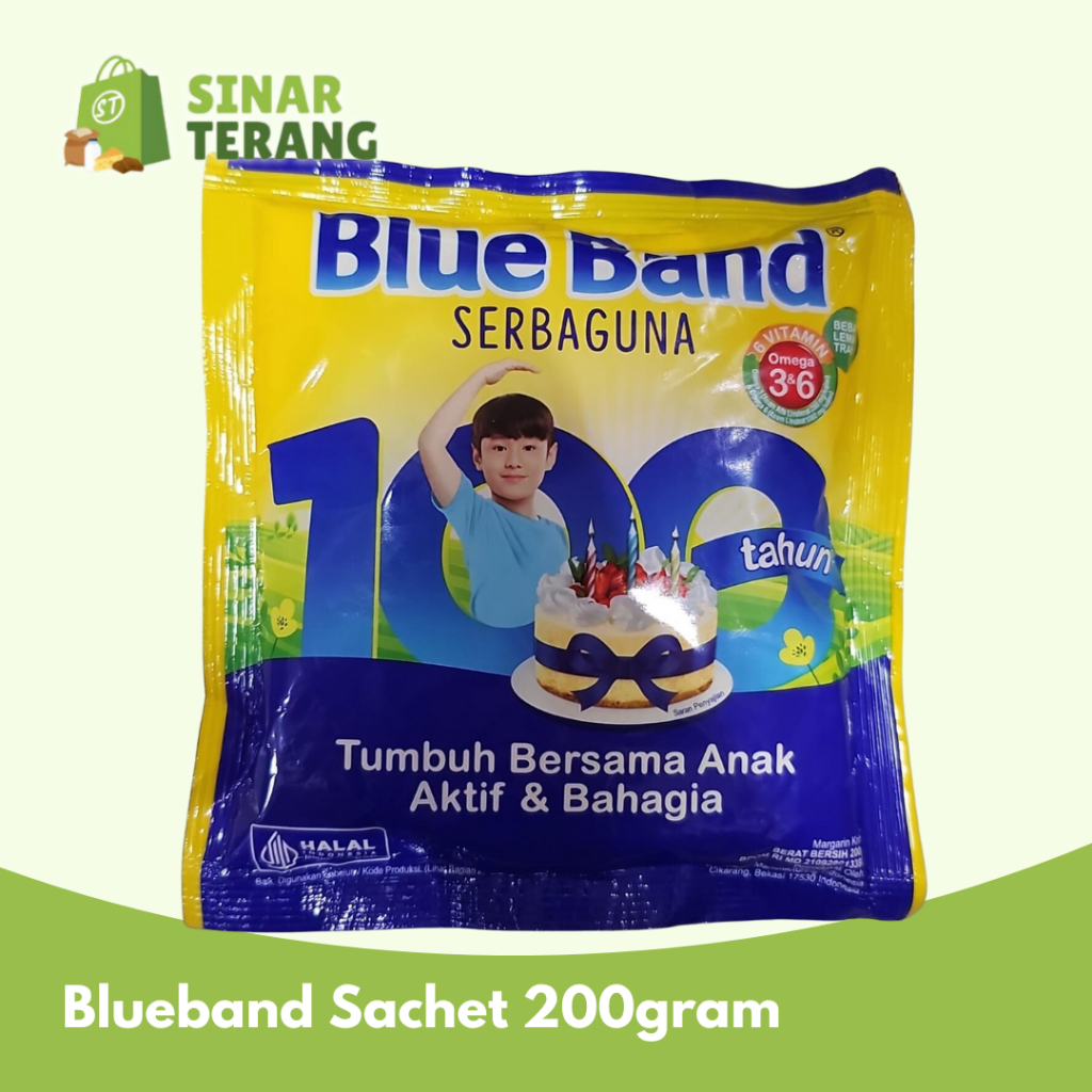 

Blueband Sachet Serbaguna 200 gram BLUE BAND margarin 200gr