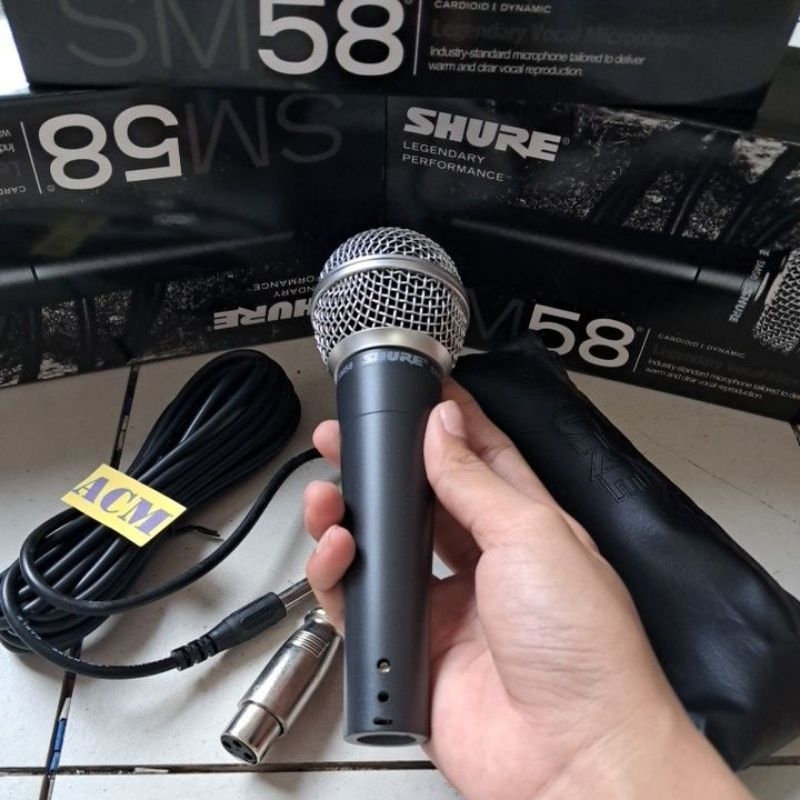 MIC SM 58 MICROPHONE CARDIOID DYNAMIC VOCAL SM 58