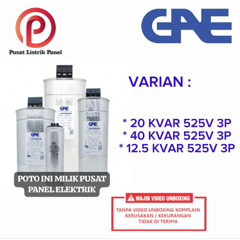 Capasitor GAE MKPG 40 KVAR 525V /capasitor panel ORIGINAL GAE new