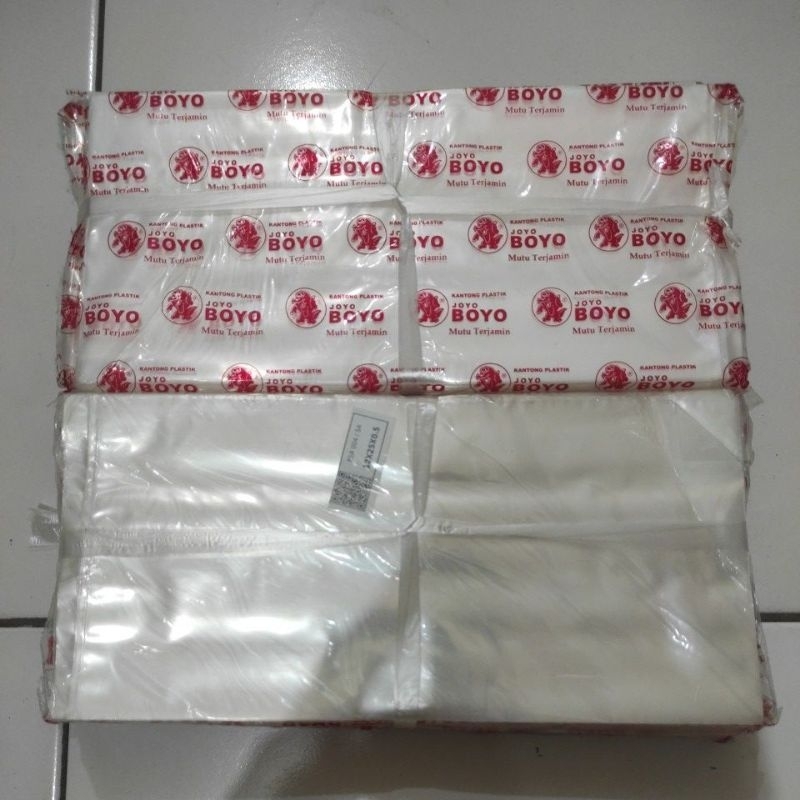 Kantong Plastik PP Bening 12x25 Tebal 0,5 (250gr) BOYO / Kantong Plastik Snack 12x25x0, 5/ Kantong p
