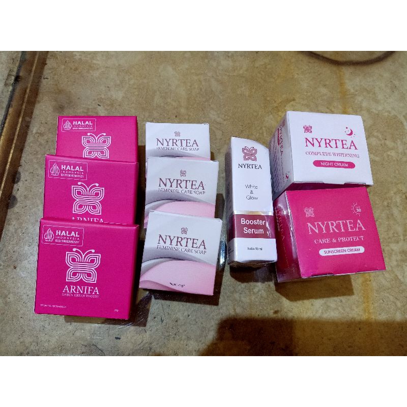 sepaket skincare produk Bpom Nyrtea