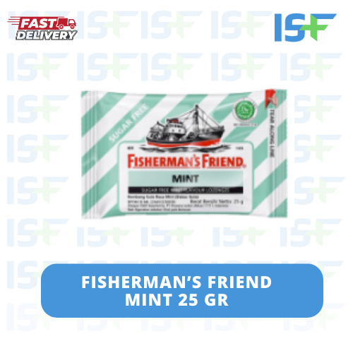 

⭐ISF⭐Fisherman's Friend Mint - 25 g / Permen Fisherman Pelega Tenggorokan / Permen Gambar Kapal