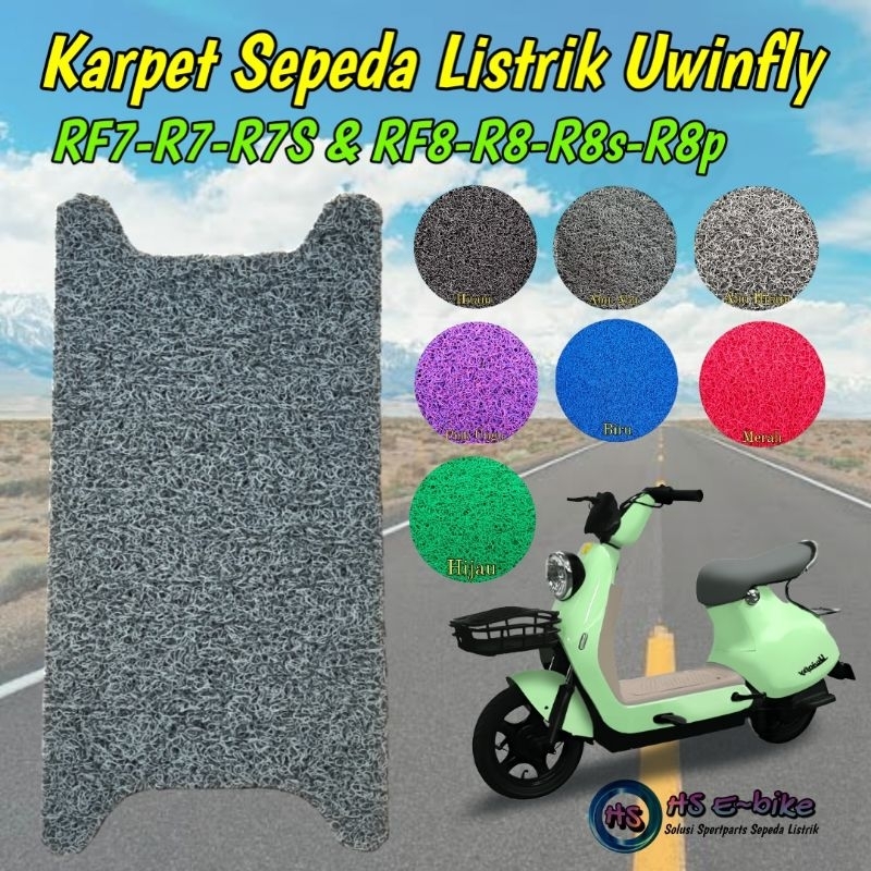 Karpet Sepeda Listrik Uwinfly Rf7-R7-R7s-Rf8-R8-R8s-R8p