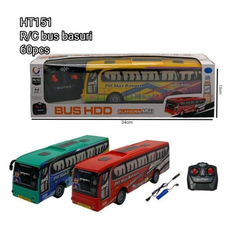 Mainan anak mobil remot bis basuri / bisa Basuri remot