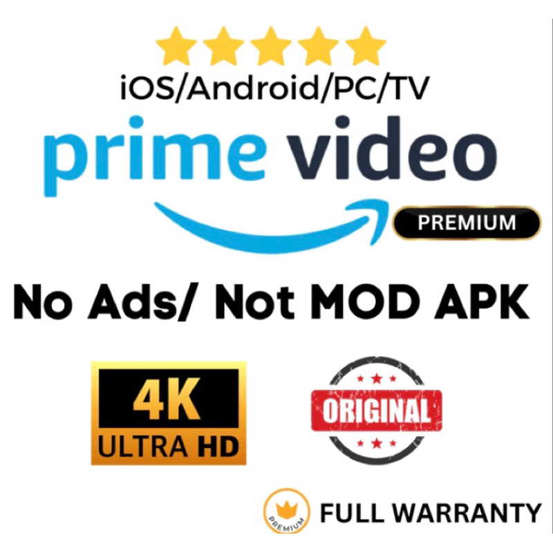 Prime Video Amazon Prime Account Premium Original Malaysia