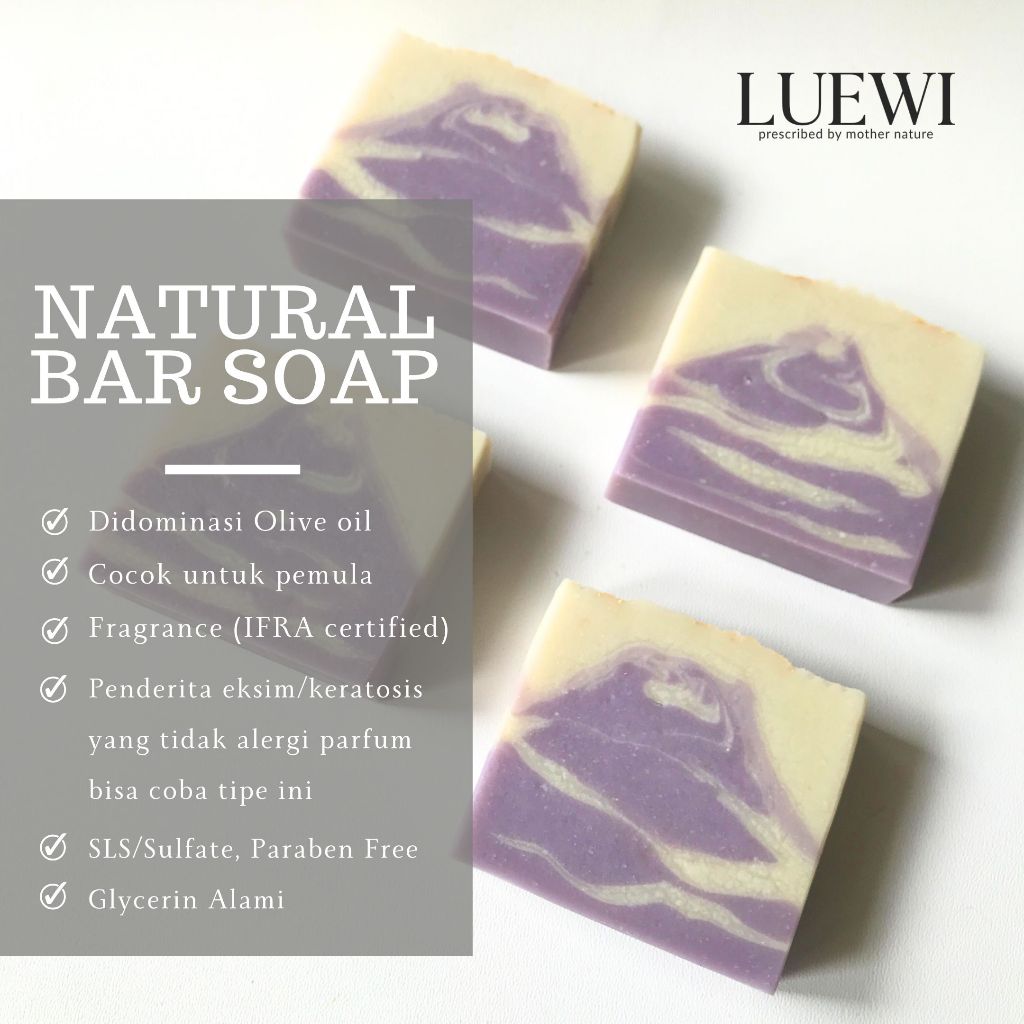 Luewi Sabun Alami Organik | Natural Bar Soap Handmade Soap Organic Soap