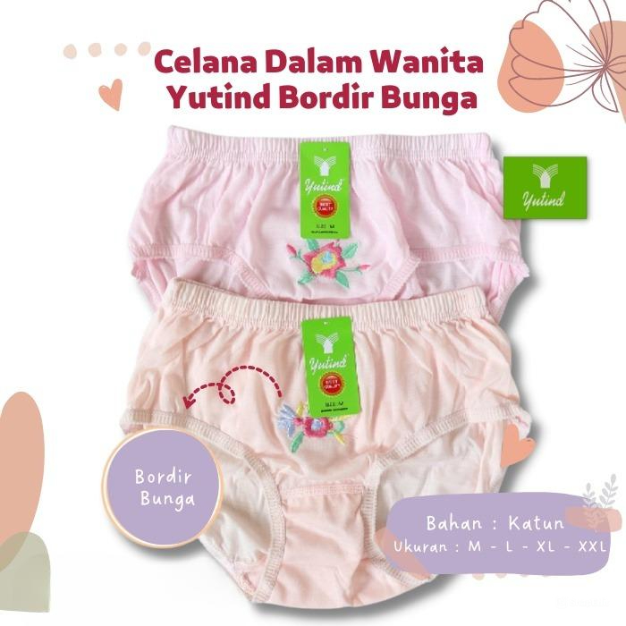 CELANA DALAM WANITA YUTIND SABLON/BORDIR ,CELANA DALAM WANITA , CD YUTIND SABLON/BORDIR