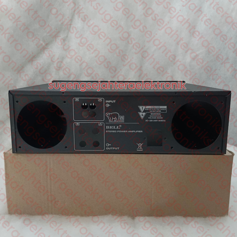 Box Power Amplifier Bell M-270 Box BELL M 270 Kotak Kosong Besi Alumunium Box Amplifier