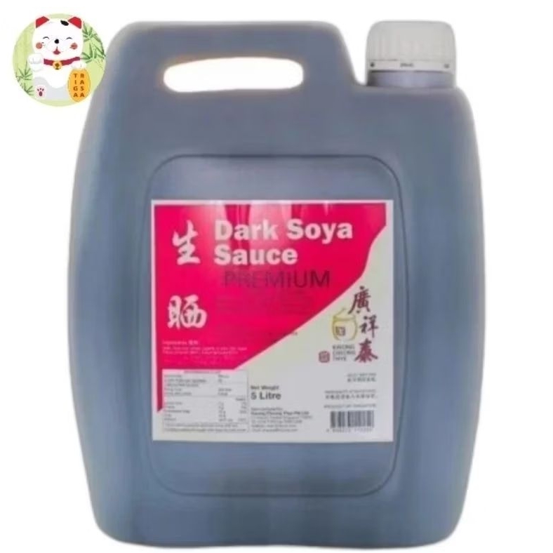 

Dark Soya Sauce Premium 5L Kwong Cheong Thye - Kecap Asin KCT 5 Liter