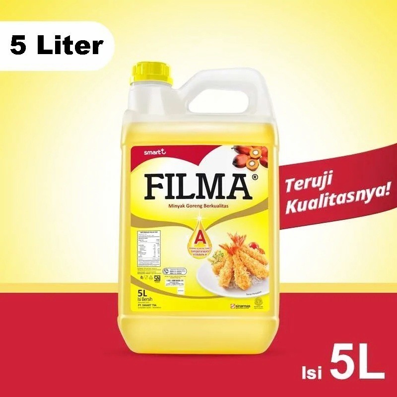

MINYAK GORENG Vegetable Oil FILMA 5 LITER / DRIGEN / JERIGEN
