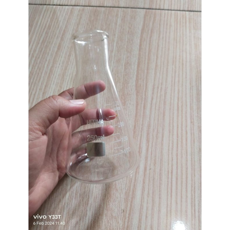 Erlenmeyer 250 ml // labu erlenmeyer 250ml