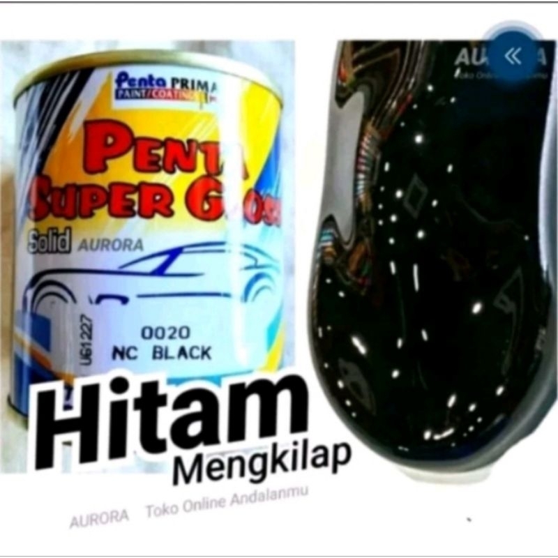 Cat Penta Super Gloss NC Black 0020 Hitam Mengkilap/Hitam Glossy