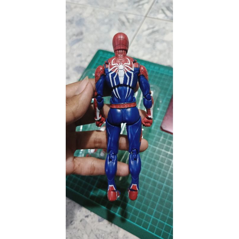 action figure shf spiderman advanced suit ps 4 game verse