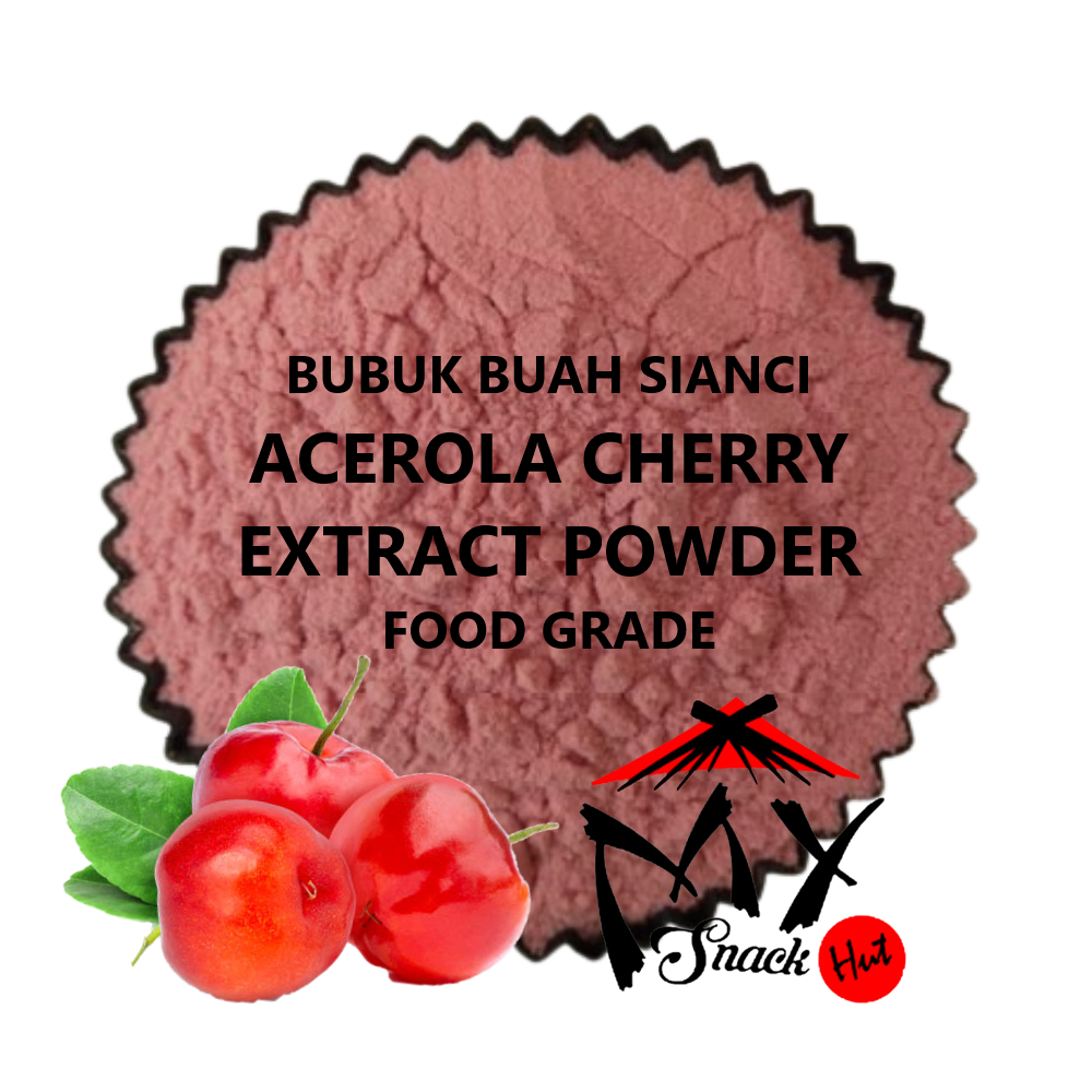 

BUBUK BUAH ACEROLA CHERRY 25GR SIANCI ASEROLA BARBADOS CERI CHERY FRUIT MURNI FOOD EXTRACT POWDER
