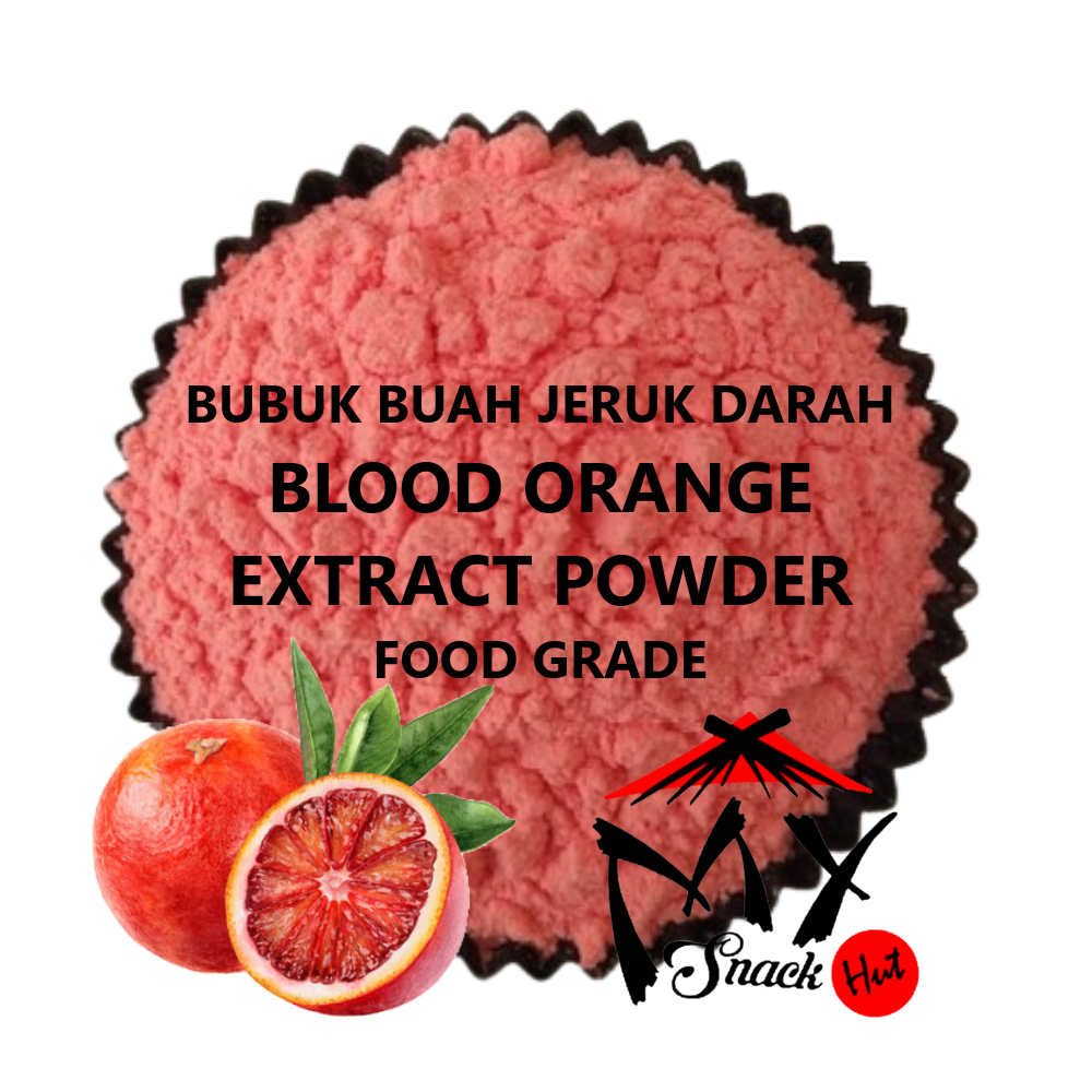 

BUBUK BUAH JERUK DARAH 25GR RED BLOOD BLOODY ORANGE MERAH FOOD FRUIT JUS ROTI KUE ICE CREAM POWDER