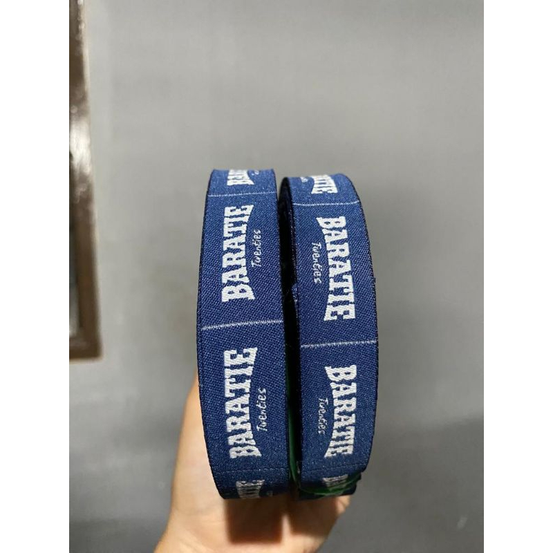 

label woven 2x4cm bahan lembu woven bordir label baju label hijab