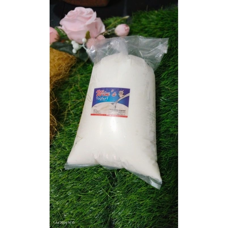 

wins yoghurt plain 1 liter, khusu pengiriman instan