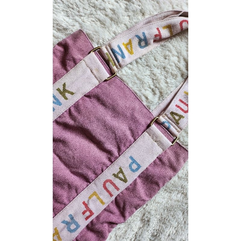 Ready Stock Tote Bag Paul Frank Pink Sudah Besi Bakar