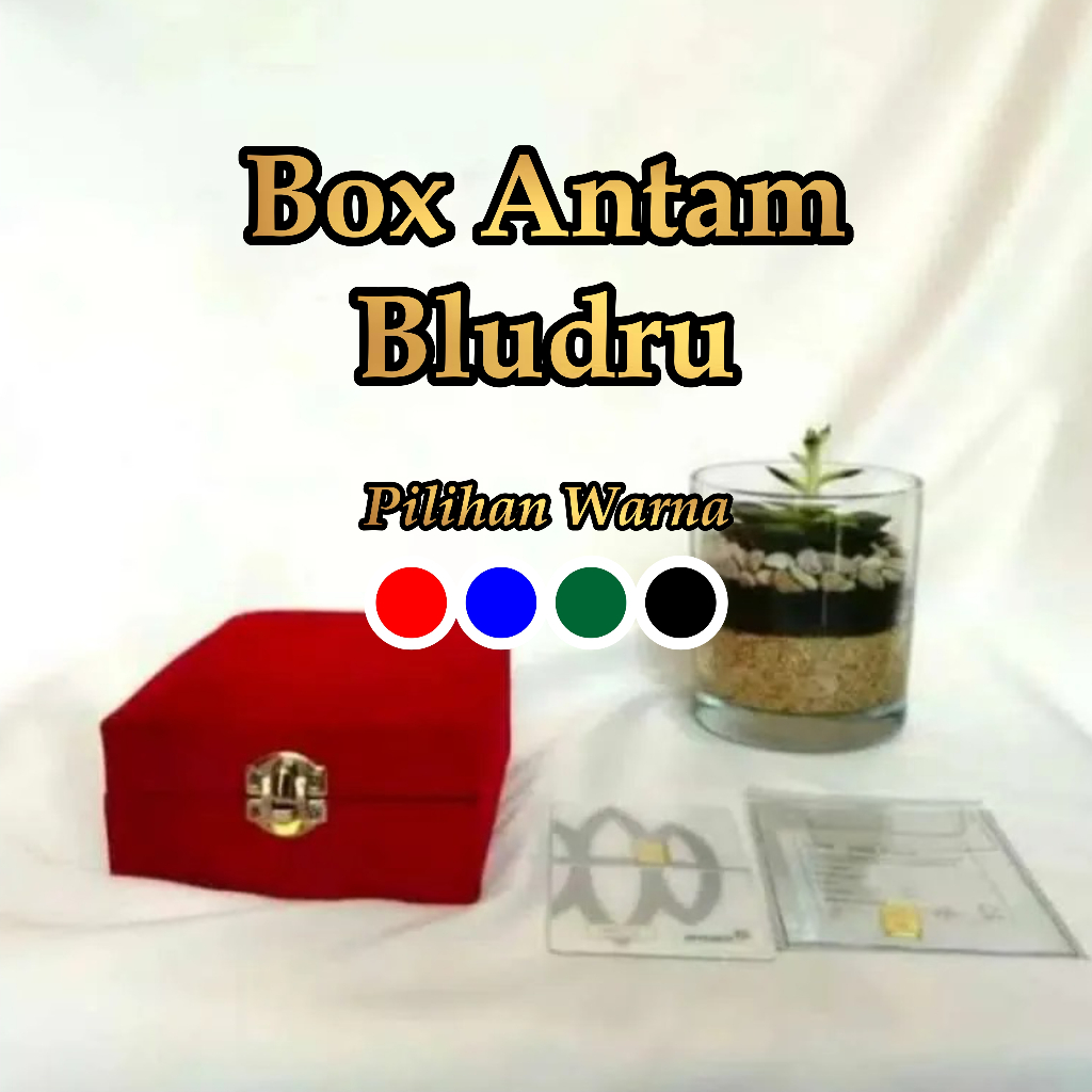 

Kotak Perhiasan Exclusive Box Antam Gift Box Kotak Kado Hadiah untuk Logam Mulia