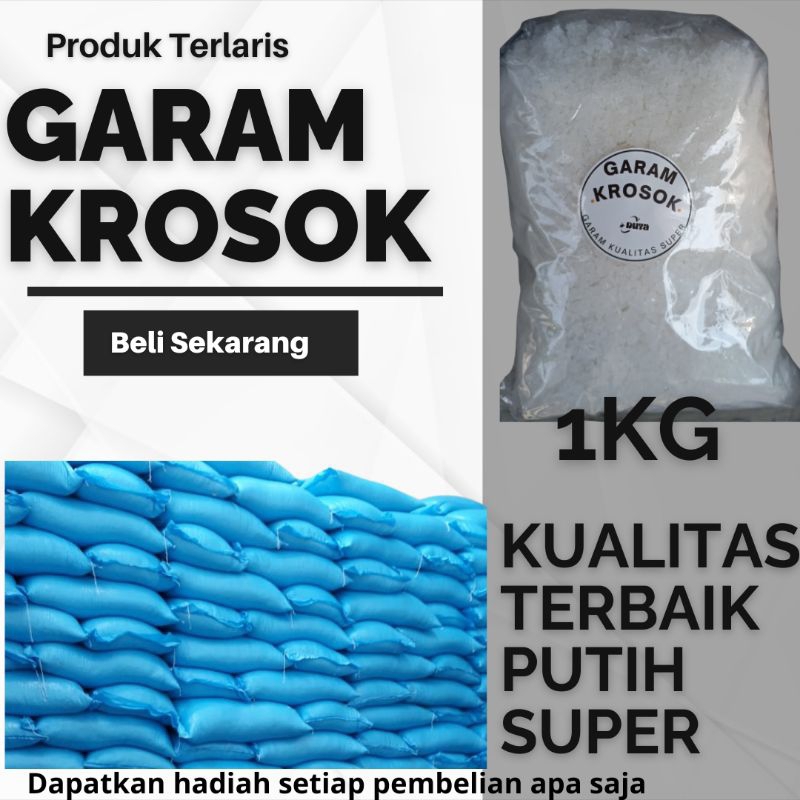 

GARAM KROSOK 1KG - GARAM KASAR - GARAM - SEA SALT - GARAM - GARAM IKAN - GAREM -GARAM IKAN - GARAM KASAR - GARAM KROSOK - GARAM MADURA - GARAM MURAH - GARAM PROMO - GARAM BOILER - GARAM PENJERNIH AIR - GARAM KOLAM