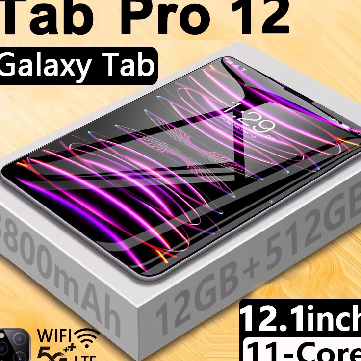 Murah Banget Bisa COD224 Tablet Murah 5G Baru Galaxy Tab Pro12Pro11 Tablet Belajar Baru 121 inch 125