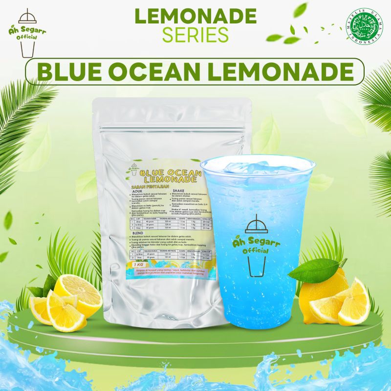 

[Bisa Cod] Blue Ocean Lemonade// Bubuk Minuman Premium Instan 1Kg