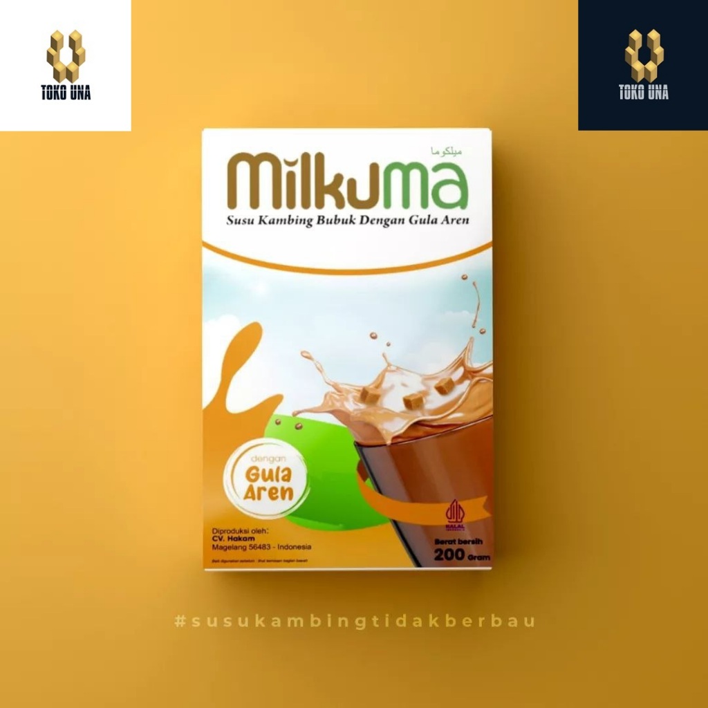 

MILKUMA Susu Kambing Etawa 200 gram Plus Gula Aren BPOM