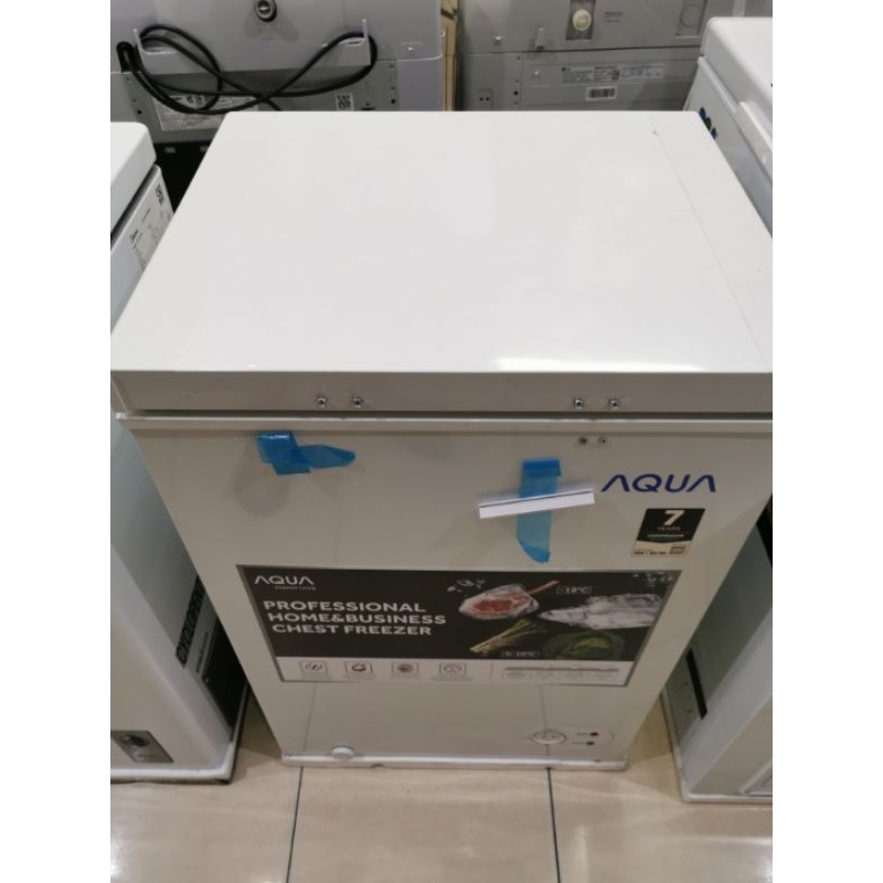 AQUA Freezer Box AQF 120MC / 110FA /120FB 100 liter New ( Khusus Sidoarjo Surabaya Gersik Mojokerto)