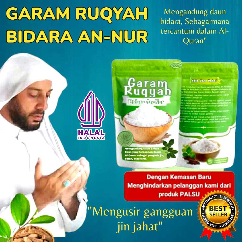 

Garam Ruqyah Bidara An Nur Untuk Menetralisir Dari Segala Jenis Gangguan Jin Dan Sihir