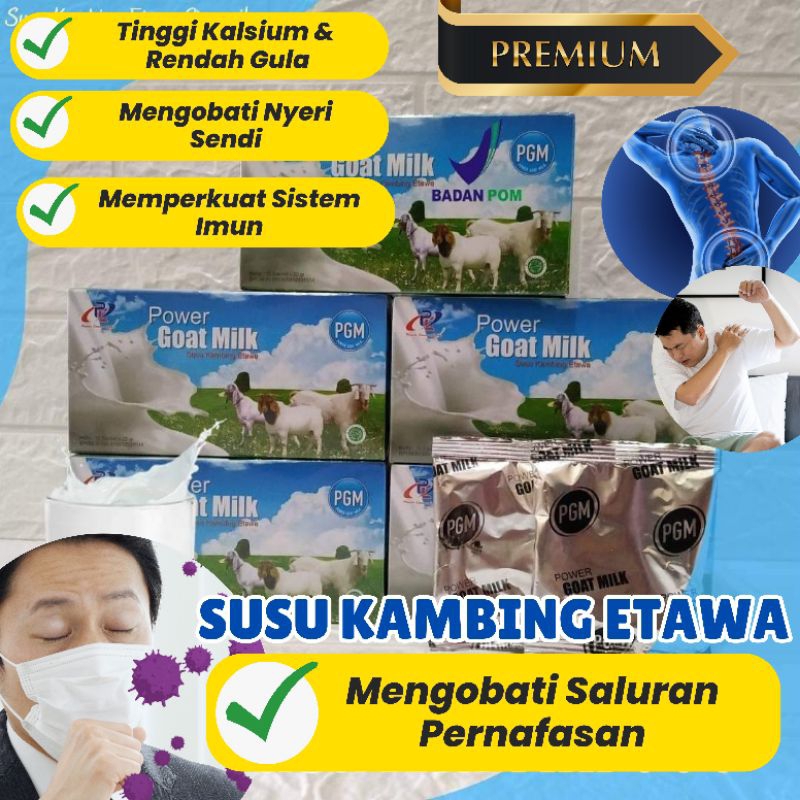 

Susu Kambing Etawa Power Goat Milk PGM [Promo] Menjaga Kesehatan Dari Virus Penyakit