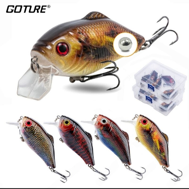GOTURE Floating Crankbait Minnow 7.8cm 15.5g